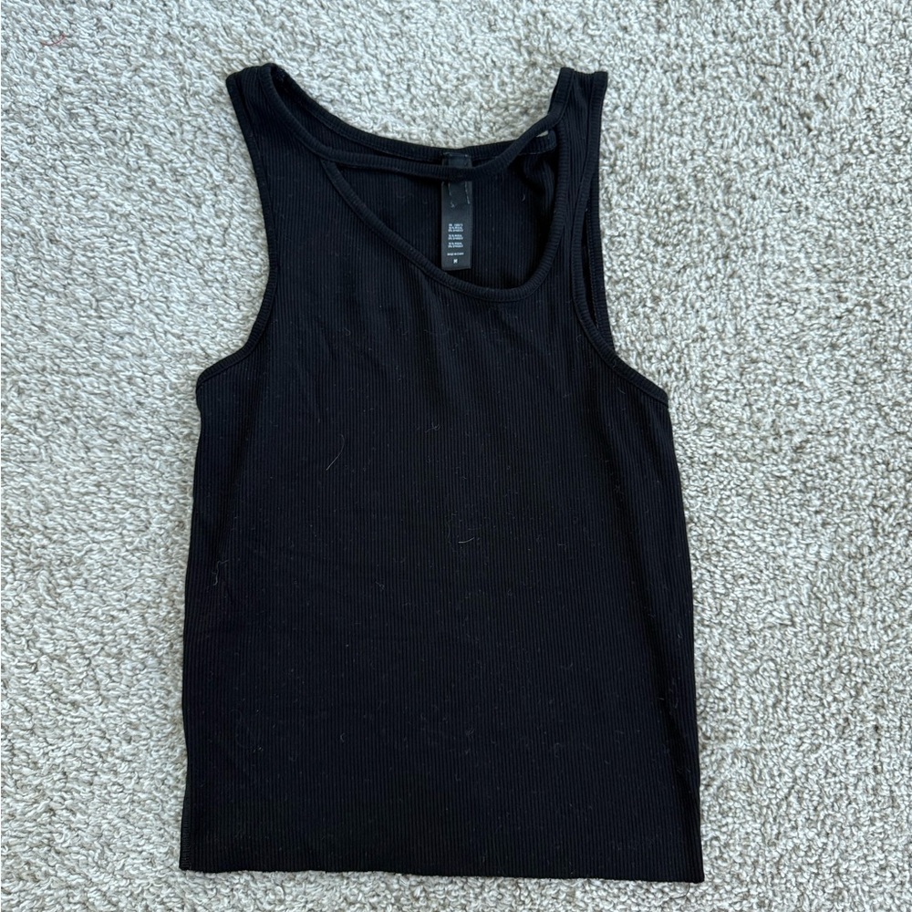 Black SKIMS tank top
